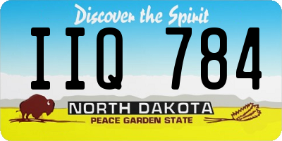 ND license plate IIQ784