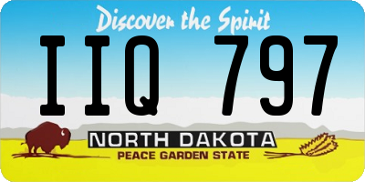 ND license plate IIQ797