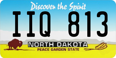 ND license plate IIQ813