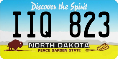 ND license plate IIQ823