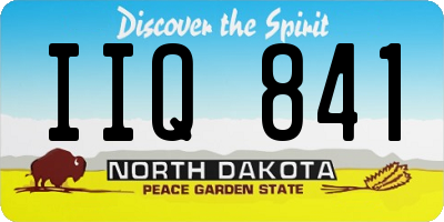 ND license plate IIQ841