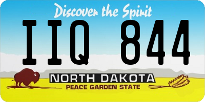 ND license plate IIQ844