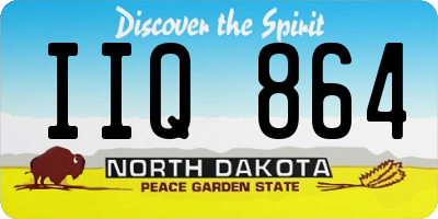 ND license plate IIQ864