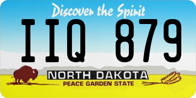 ND license plate IIQ879