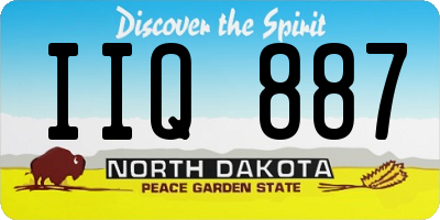 ND license plate IIQ887