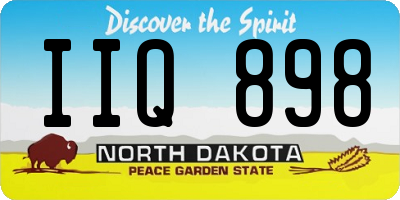 ND license plate IIQ898