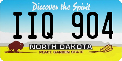 ND license plate IIQ904
