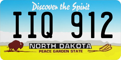 ND license plate IIQ912