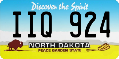 ND license plate IIQ924