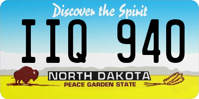 ND license plate IIQ940