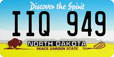 ND license plate IIQ949