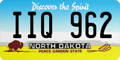 ND license plate IIQ962
