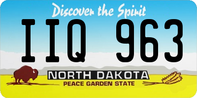 ND license plate IIQ963