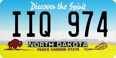 ND license plate IIQ974