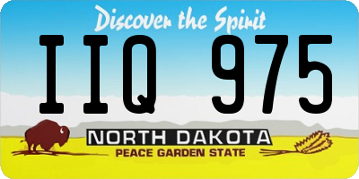ND license plate IIQ975
