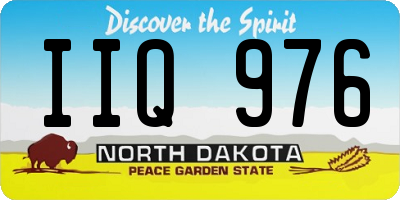 ND license plate IIQ976
