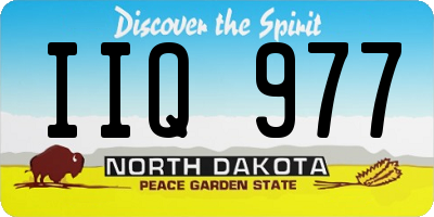 ND license plate IIQ977