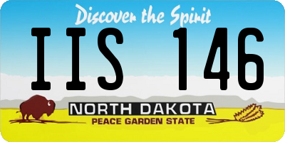 ND license plate IIS146
