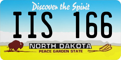 ND license plate IIS166