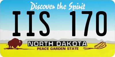 ND license plate IIS170