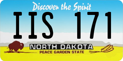 ND license plate IIS171