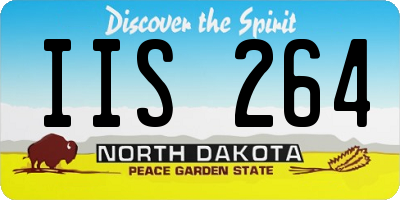 ND license plate IIS264