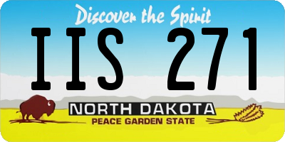 ND license plate IIS271