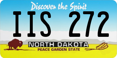 ND license plate IIS272