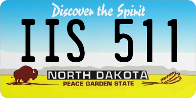 ND license plate IIS511