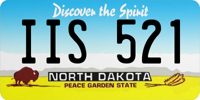 ND license plate IIS521