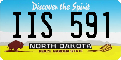 ND license plate IIS591