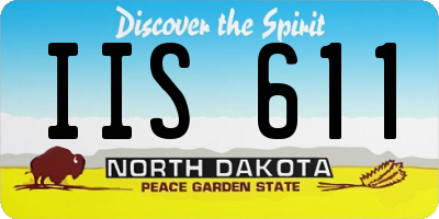 ND license plate IIS611
