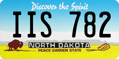 ND license plate IIS782