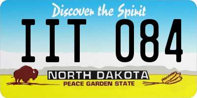 ND license plate IIT084