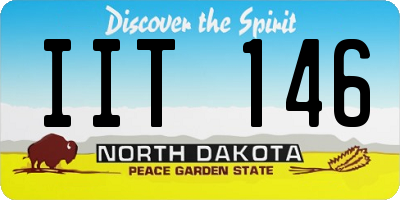 ND license plate IIT146