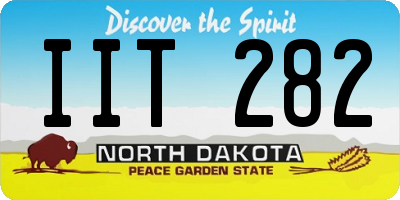 ND license plate IIT282