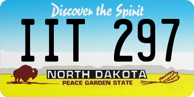 ND license plate IIT297