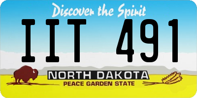 ND license plate IIT491