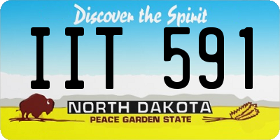 ND license plate IIT591
