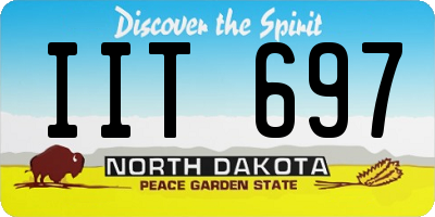 ND license plate IIT697