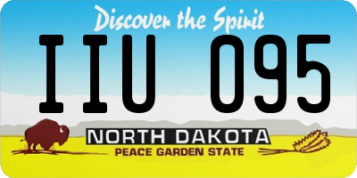 ND license plate IIU095