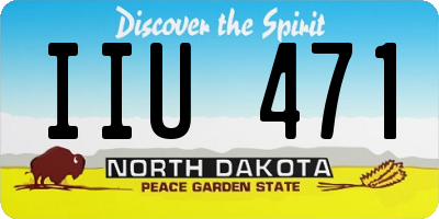 ND license plate IIU471