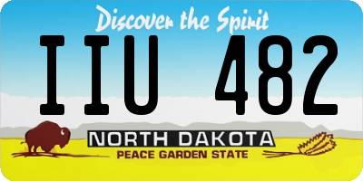 ND license plate IIU482
