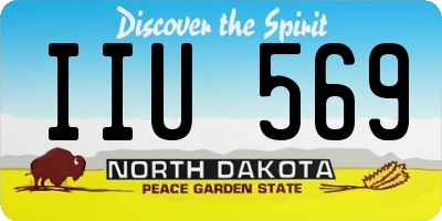 ND license plate IIU569