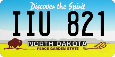 ND license plate IIU821
