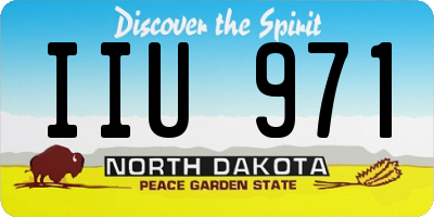 ND license plate IIU971