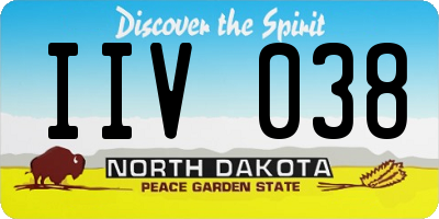 ND license plate IIV038