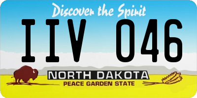 ND license plate IIV046
