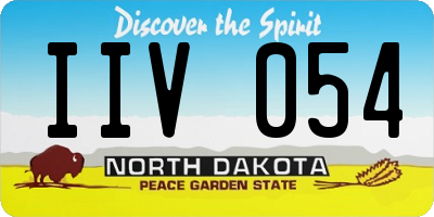 ND license plate IIV054