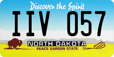 ND license plate IIV057